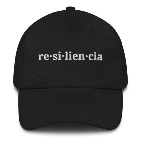 Resiliencia gorra negra